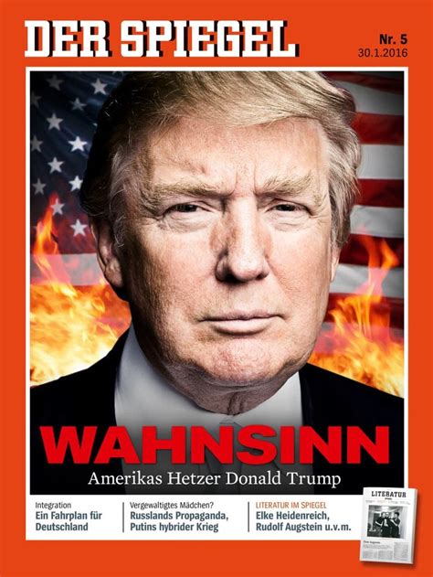 Las Portadas Del Semanario Alemán Der Spiegel Protagonizadas Por Donald
