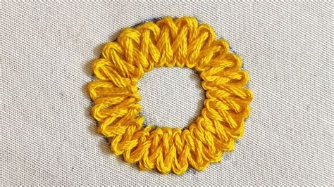 Easy Hand Embroidery Tutorial For Beginners Very Easy Border Design
