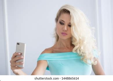 Sexy Blonde Selfie Seductive Blonde Model Stock Photo Shutterstock