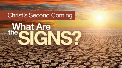 Check spelling or type a new query. Beyond Today -- Christ's Second Coming: What Are the Signs ...