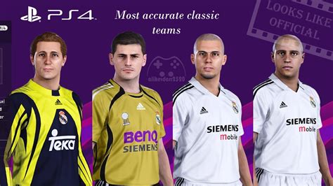 Classic Real Madrid Pes 2020 Ps4 Updated Pes 20 Real Madrid Clásica