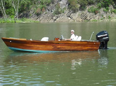 Mahogany Custom Ladyben Classic Wooden Boats For Sale