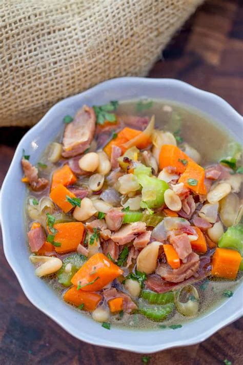 Check spelling or type a new query. Slow Cooker Ham and Bean Soup Recipe - Dinner, Then Dessert