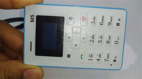 هاتف نحيف بحجم البطاقات المصرفية Aiek M5 Card Mobile Phone Mini