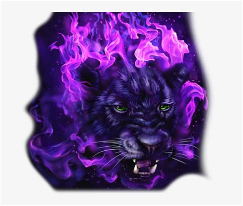 720 X 617 5 Panther Head In Flames Png Image Transparent Png Free