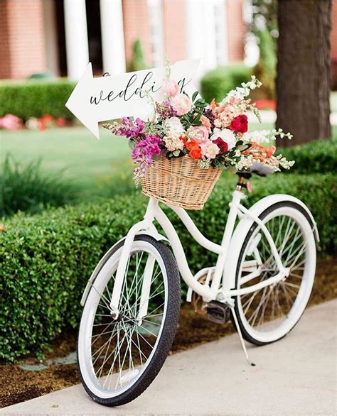 Outdoor Wedding Decoration Spring Wedding Decor Ideas Bike Wedding
