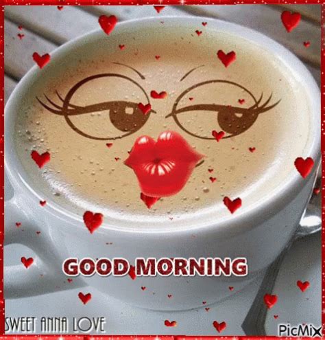 Good Morning Kiss GIF GoodMorning Kiss Coffee Discover Share GIFs Good Morning Kiss Gif