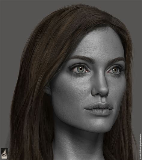 Artstation Angelina Jolie Hossein Diba Angelina Jolie Portrait