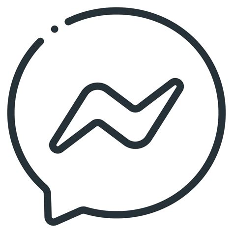 Facebook Logo Messenger Icon Free Download On Iconfinder