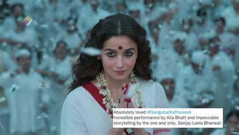 Gangubai Kathiawadi Twitter Review Fans Call Alia Bhatt Film Magical India Today