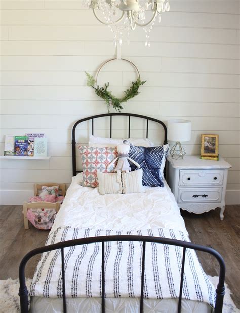 Boho Farmhouse Big Girl Room Super Cute Big Girl Room With Touches Of
