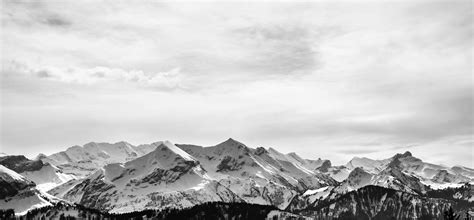 Black And White Mountain Snow Wallpapers Top Free Black And White