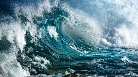 1920x1080 Stones Wave Ocean Water Storm Spray Coolwallpapersme