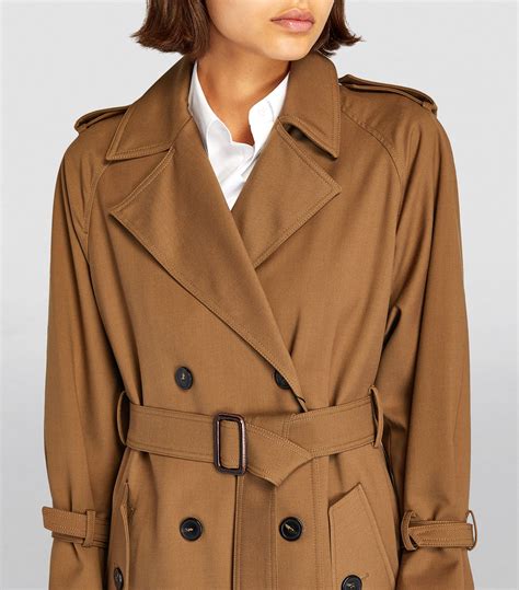 Weekend Max Mara Brown Belted Trench Coat Harrods Uk