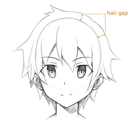 17 Side Profile Drawing Reference Side Anime Boy Hair Pics Early