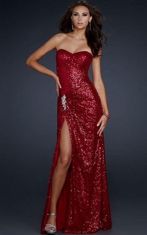 Pin By Merv Fry On Dresses Red Prom Dress Sparkly Long Sparkly Dresses Long Red Sequin Dress