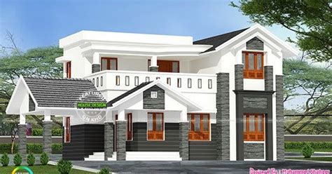 Kerala house plans, elevation, floor plan,kerala home design and interior design ideas. 244 square yard modern 4 bedroom home - Kerala home design ...