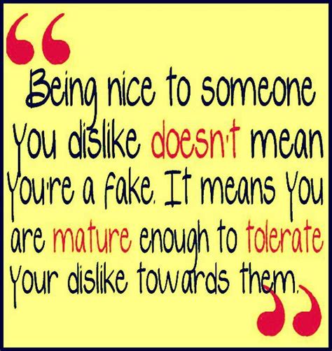 Quotes About Disliking Someone Quotesgram