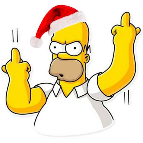 Merry Christmas Homero Simpson Música De Dj Animales De Ganchillo