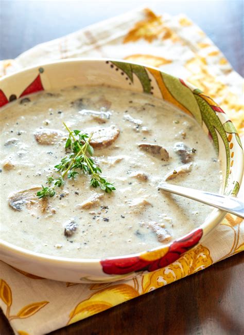 Creamy Wild Mushroom Soup A Spicy Perspective