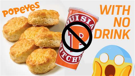 Eating 6 Popeyes Biscuits Without A Drink Youtube