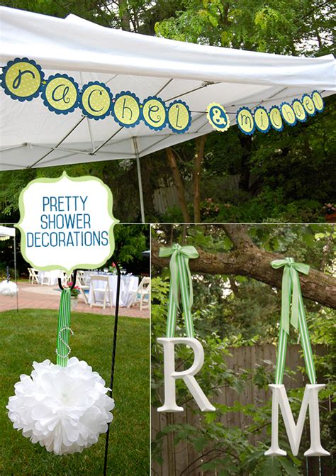 A Poolside Bridal Shower By Lucy Betty In Chic Blue And Lime Green