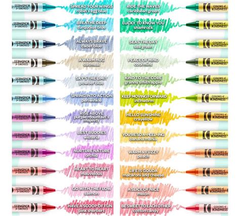 Crayola Crayons Colors List
