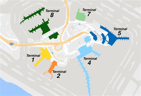Jfk Terminal Map United Airlines