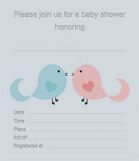 Free Twin Baby Shower Invitations My Practical Baby Shower Guide