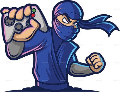 Gaming Ninja Logo Template By Gabey005 Graphicriver