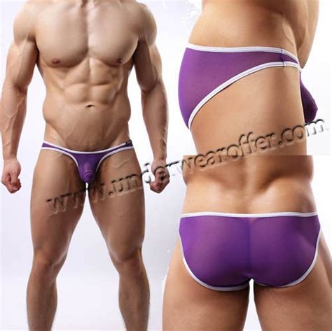 Brand New Sexy Mens Thin See Through Mesh Underwear Comfy Sheer Pouch