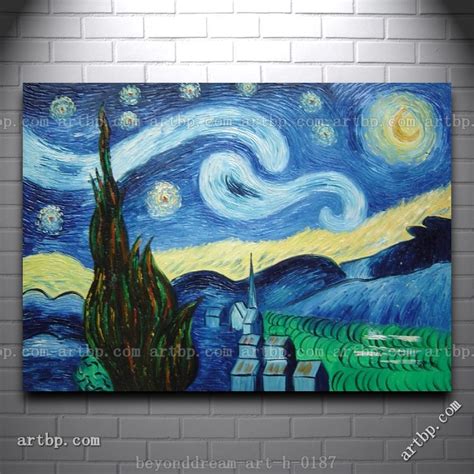 The Starry Night Van Gogh Reproduction Oil Painting Post