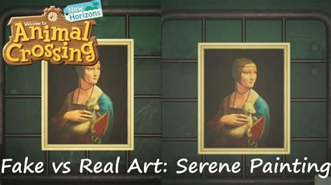 In new horizons, the painting can be donated to the museum and be added to the art gallery. Animal Crossing: New Horizons - Fake vs Real Art: Serene ...