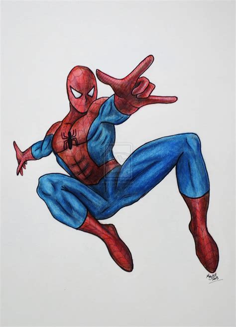 Spider Man Drawing Pencil A Pencil Sketch I Made Of Spidey From The