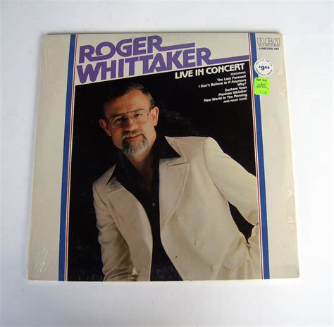 Roger Whittaker Live In Concert Double Lp 2 Record Set 1975 Etsy