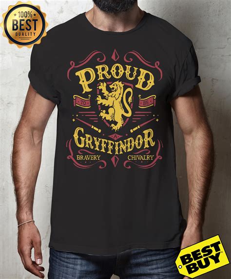 Proud To Be A Gryffindor Funny Shirt Funny Shirts Gryffindor Funny