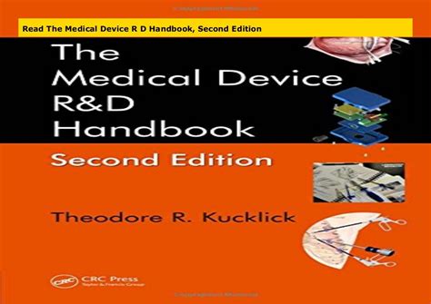 Read The Medical Device R D Handbook Second Edition