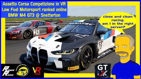 Assetto Corsa Competizione In Vr Low Fuel Motorsport Ranked Online