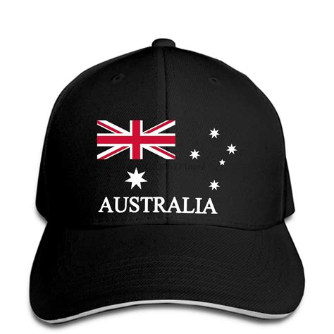 Baseball Cap Adult Australian Print Hat Australia Day Souvenir Flag In