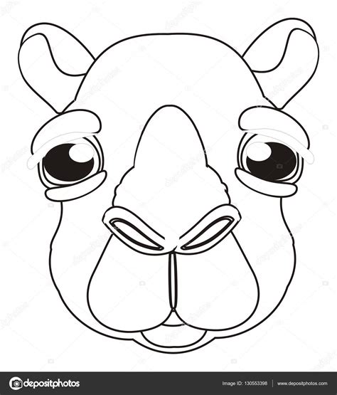 The outlined coloring pages will help him stay within the lines when coloring with crayons, also by improving his these camel coloring sheets will familiarize your kid with the camel. Coloring cute face of camel — Stock Photo © tatty77tatty ...