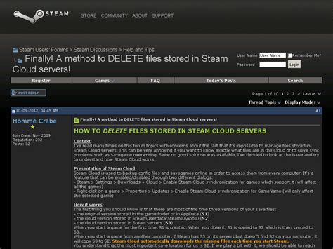 Deleting the steam account can mean losing games that are worth hundreds to thousands of dollars that you paid for. Finally! A method to DELETE files stored in Steam Cloud ...