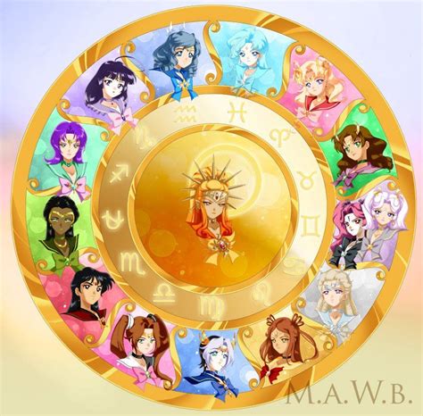Sailor Zodiac Wheel By Drachea Rannak