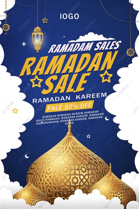Blue Religious Ramadan Party Islamic Poster Template Download On Pngtree