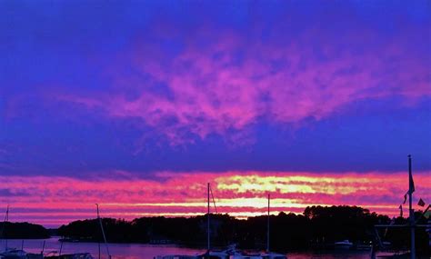 Sunset At Lake Norman Photograph By Cynthia Guinn Fine Art America