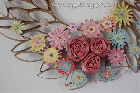 Toilet Paper Roll Crafts Toilet Paper Roll Wreath Happy Deal