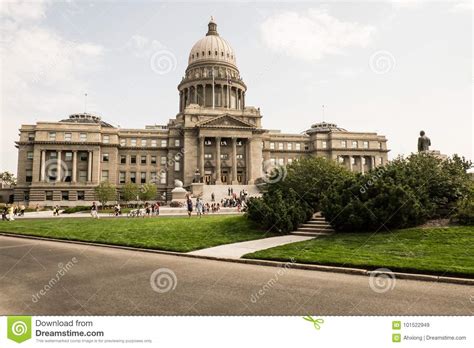 Idaho State Capitol Building Editorial Stock Image Image Of Relax