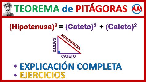 Teorema De PitÁgoras Fórmula Demostración Y Ejemplos Youtube