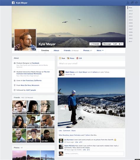 Facebook Announces Timeline Profile Pages Getting A New Look Huffpost