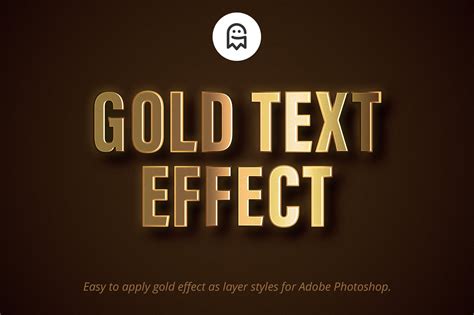 Gold Text Effect For Photoshop Gold Effect Shiny Effects Etsy