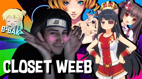 Xqcs Weeb Moments Compilation The Closet Weeb Gives In To Anime